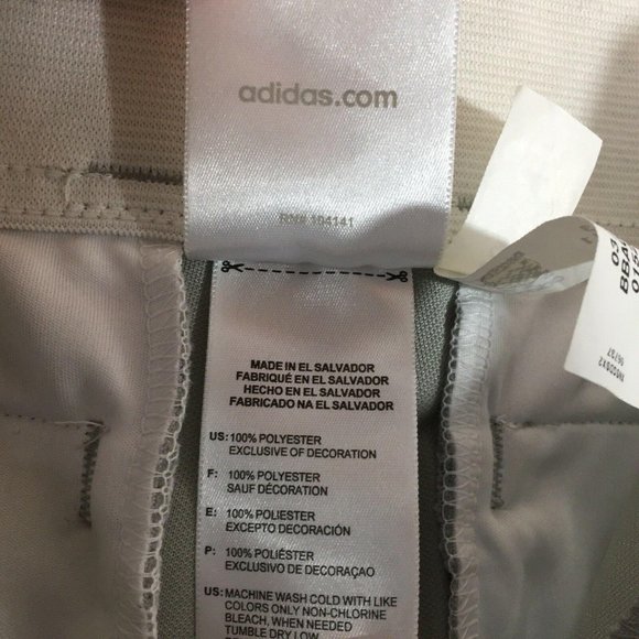Adidas Gray Climalite Short Baseball Pants 29x24 - Picture 5 of 6